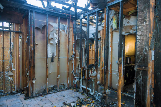 Professional Emergency Fire Cleanup technician working in Rockford, MN